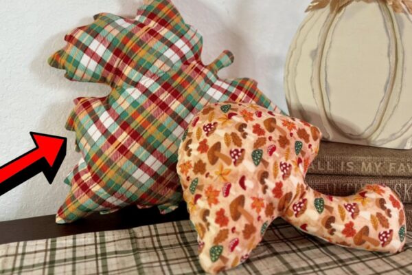 Finished Easy DIY Dollar Tree Fall Accent Pillows, a completed DIY project
