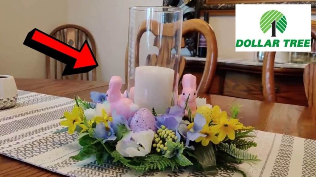 Easy DIY Easter Centerpiece, homemade and freshly served