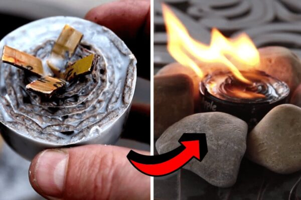 Easy DIY Fire Starter Using Cans & Cardboard, homemade and freshly served