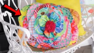 Finished a Flower Petal Pillow, a completed DIY project