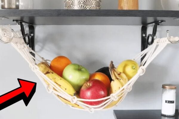 Finished Easy DIY Fruit Storage Hammock, a completed DIY project