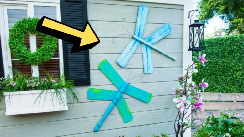Finished Easy DIY Garden Dragonflies, a completed DIY project