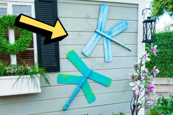 Finished Easy DIY Garden Dragonflies, a completed DIY project