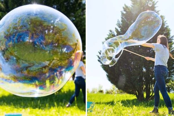 Finished a Giant Bubble Wand, a completed DIY project