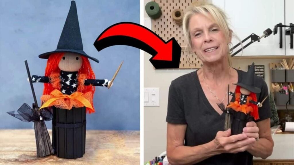 Finished a Cute DIY Little Witch Doll, a completed DIY project