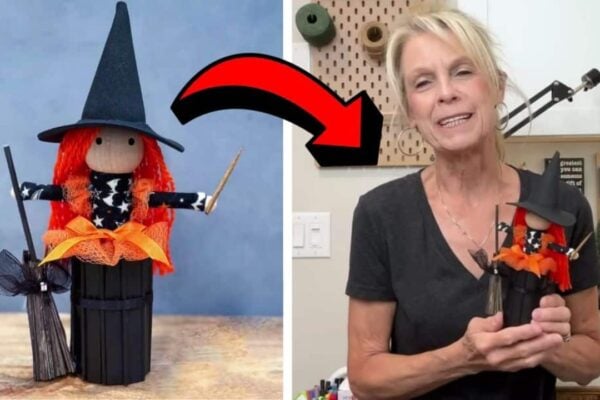 Finished a Cute DIY Little Witch Doll, a completed DIY project