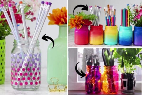 Finished 3 DIY Ways to Transform Mason Jars, a completed DIY project