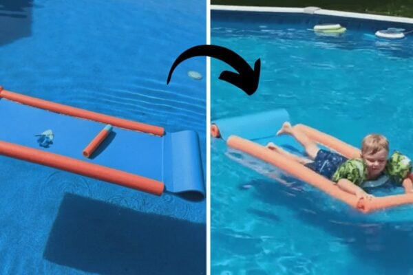 Finished Easy DIY Pool Raft, a completed DIY project