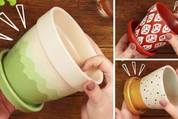Finished Simple & Quick DIY Pot Painting, a completed DIY project