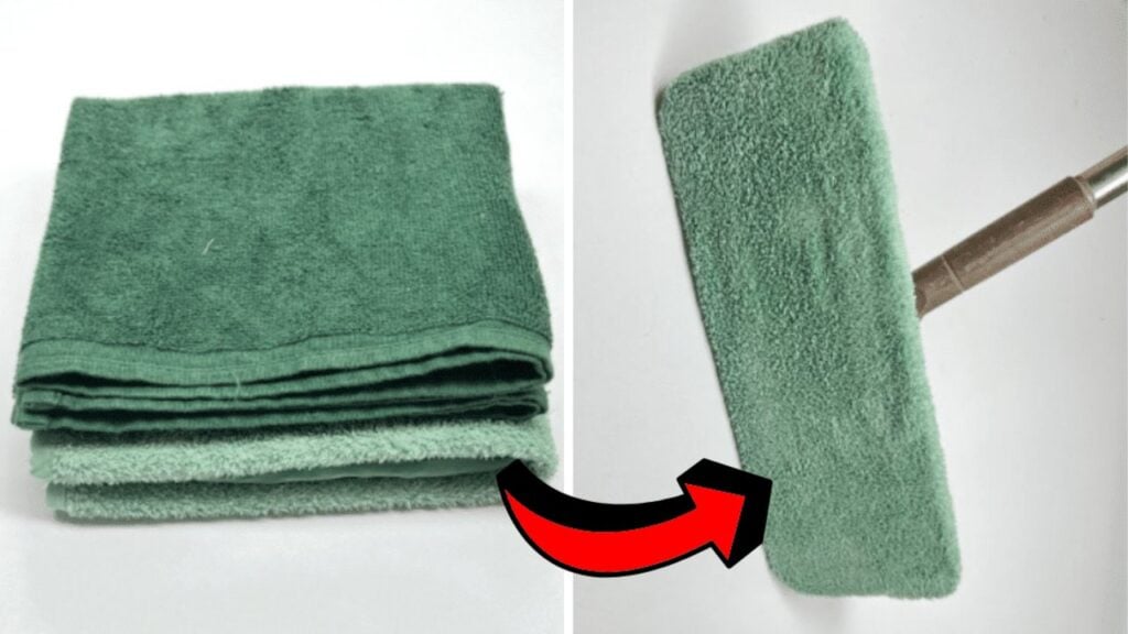 Finished How to Repurpose an Old Towel Into a Mop, a completed DIY project