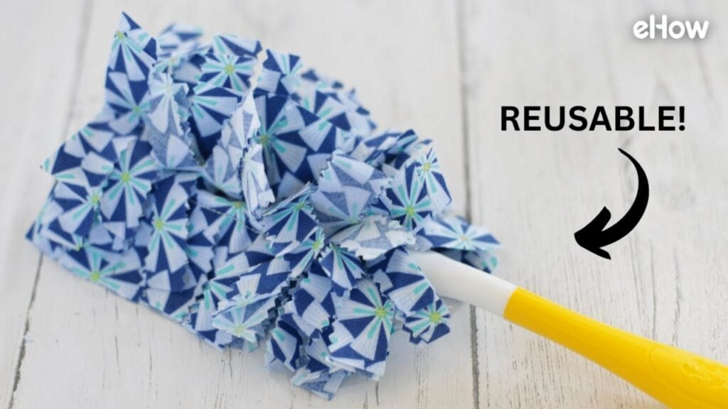 Finished Easy DIY Reusable Swiffer Duster Cloth, a completed DIY project