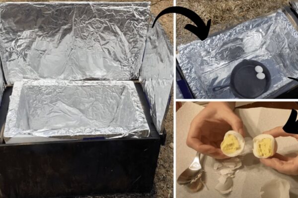 Finished a Durable Solar Oven, a completed DIY project