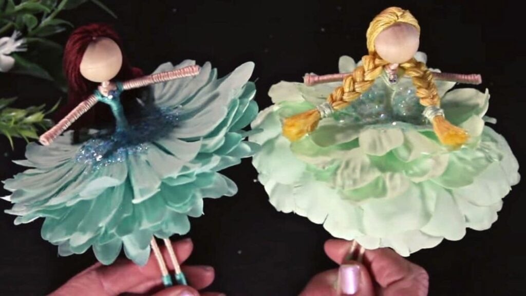 Finished Easy DIY Spring Flower Fairies, a completed DIY project