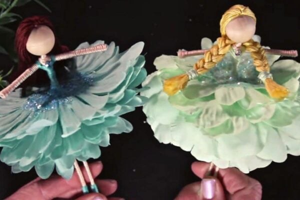 Finished Easy DIY Spring Flower Fairies, a completed DIY project