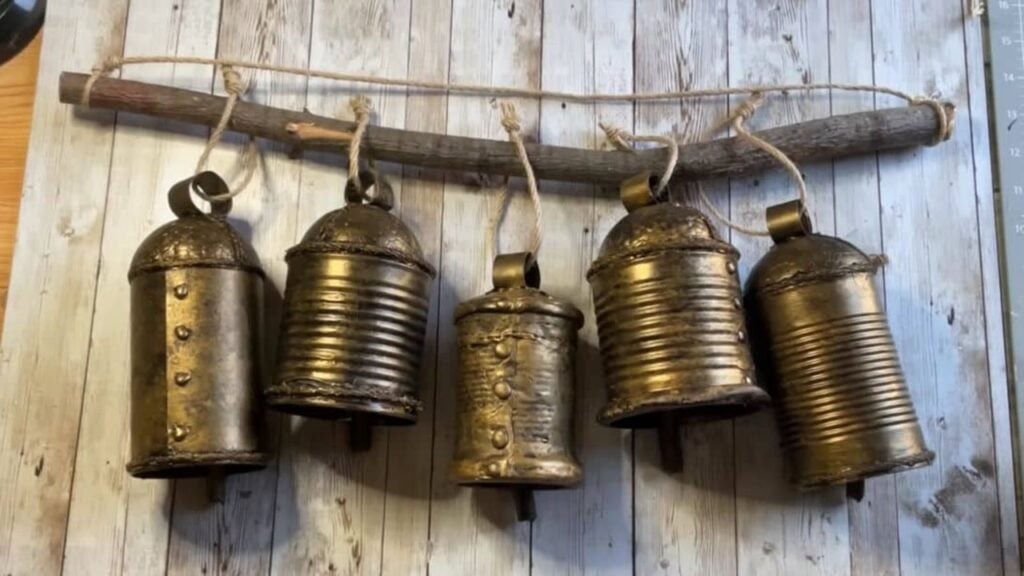 Finished Easy & Inexpensive DIY Tin Can Bells, a completed DIY project