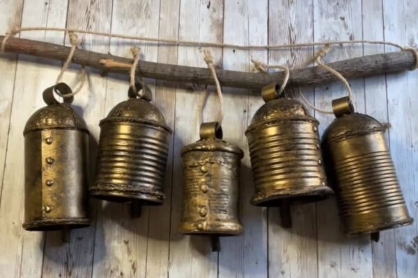 Finished Easy & Inexpensive DIY Tin Can Bells, a completed DIY project