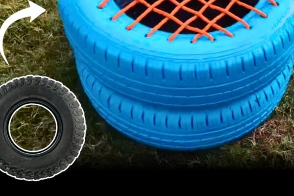 Finished Easy DIY Tire Seat, a completed DIY project