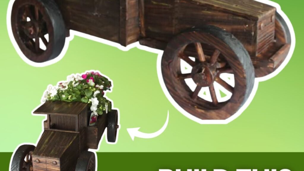 Finished How to Build a DIY Truck Planter, a completed DIY project