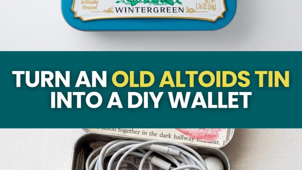 Finished Old Altoids Tin Transformed Into DIY Wallet, a completed DIY project