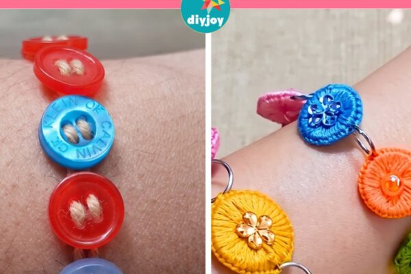 Finished How to Turn Old Buttons Into a DIY Bracelet, a completed DIY project