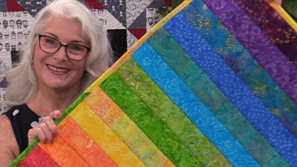 Finished How to Sew a DIY Washable Rainbow Rug, a completed DIY project