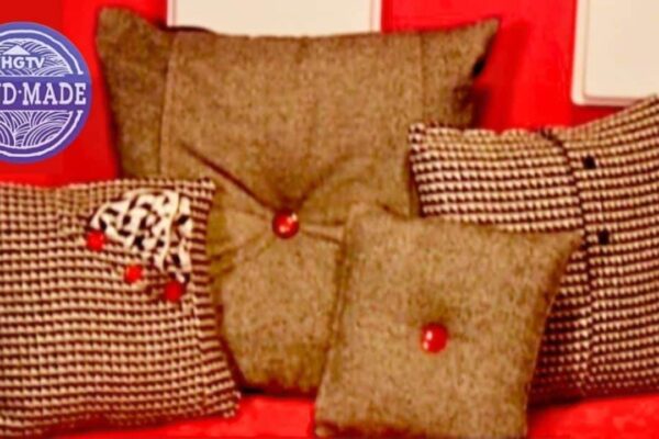 Finished a DIY Repurposed Winter Coat Throw Pillow, a completed DIY project