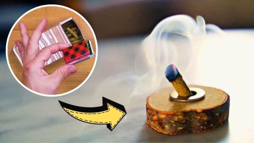 Finished Easy DIY Winter Incense Logs Gift, a completed DIY project