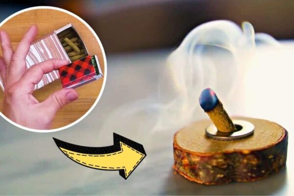 Finished Easy DIY Winter Incense Logs Gift, a completed DIY project