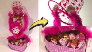 Dollar Tree DIY Floating Monkey Candy Dish, homemade and freshly served