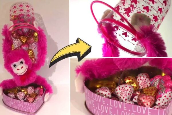 Dollar Tree DIY Floating Monkey Candy Dish, homemade and freshly served