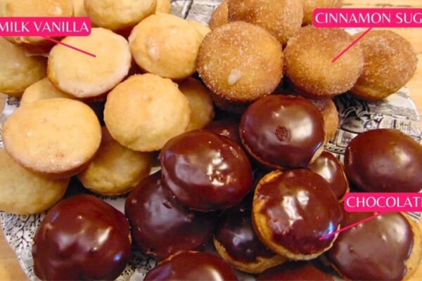 Easy-to-Make Donut Muffins in 3 Flavors!, homemade and freshly served