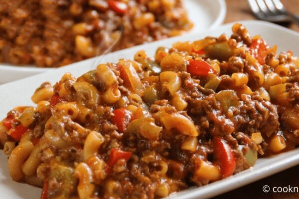 30-Minute Down Home Hillbilly Goulash, homemade and freshly served