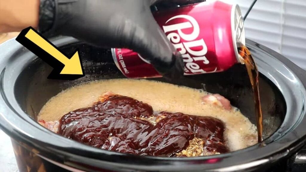 Tender & Juicy Dr. Pepper Ribs Crockpot, homemade and freshly served