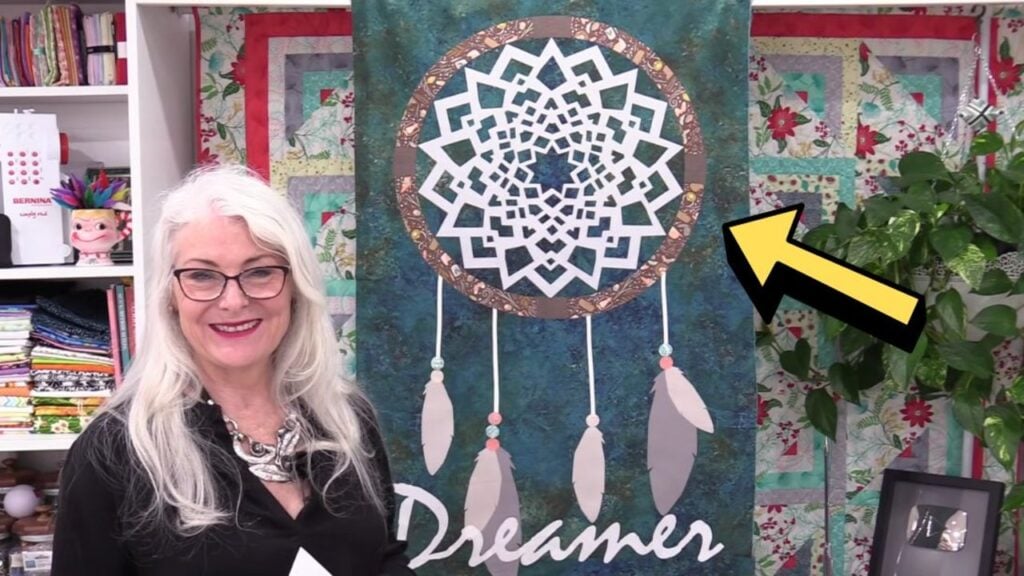 Finished Easy Dream Catcher Quilt, a completed DIY project