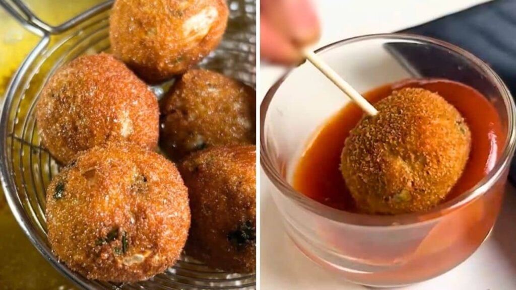Easy Egg Lollipop, homemade and freshly served