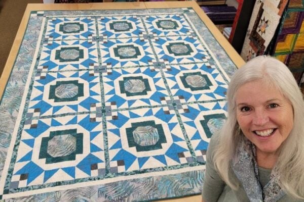Finished an Emmy Quilt Block, a completed DIY project