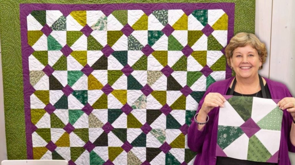Finished Easy English Garden Quilt With Jenny Doan, a completed DIY project