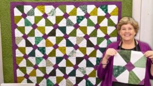 Finished Easy English Garden Quilt With Jenny Doan, a completed DIY project