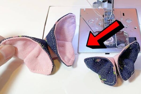 Easy Fabric Butterfly Sewing, homemade and freshly served