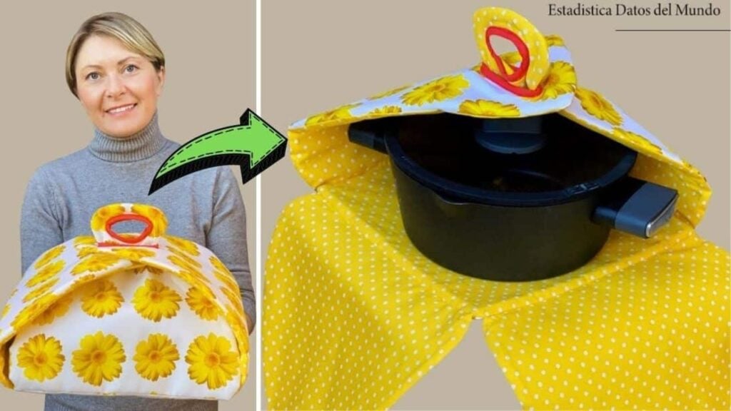 Finished Easy Fabric Food Carrier Sewing, a completed DIY project