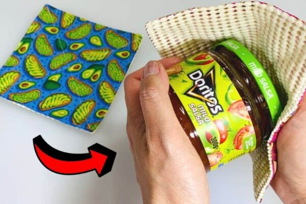 Finished How to Sew a Fabric Jar Opener in 8 Minutes, a completed DIY project