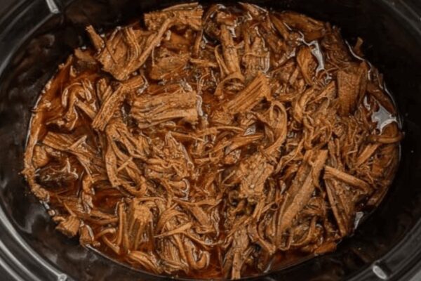 Easy “Fan-Favorite” Crockpot Brisket, homemade and freshly served