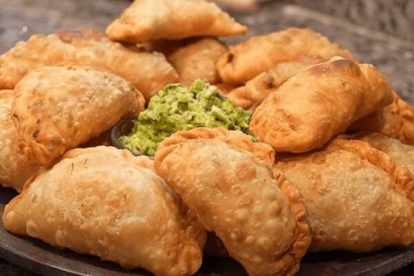 Easy Flaky Beef Empanada, homemade and freshly served
