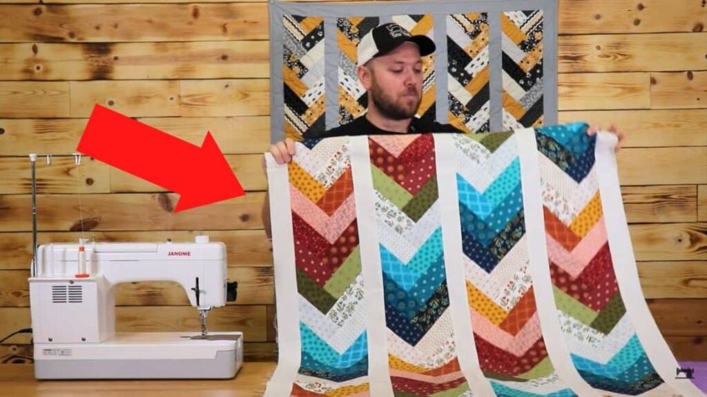 Finished How to Sew an Easy French Braid Quilt, a completed DIY project