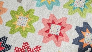 Finished Easy Fresh Flowers Quilt, a completed DIY project