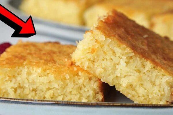 Easy 30-Minute Gluten-Free Coconut Cake, homemade and freshly served