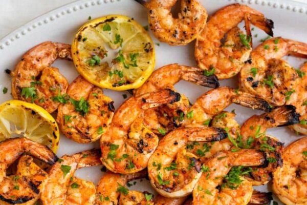Easy Grilled Shrimp, homemade and freshly served