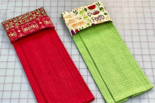 Easy Hanging Tea Towels