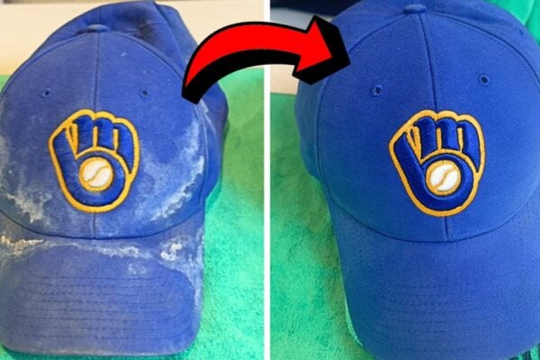 Finished Easy Hat Cleaning Hack (with only 3 Steps), a completed DIY project