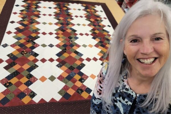 Finished a Hidden Terrace Quilt, a completed DIY project